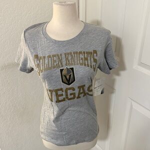 NWT NHL Golden Knights Women's Gray Tee